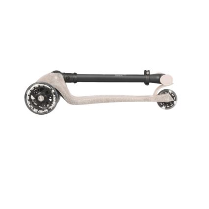 QPlay - Trottinette pour enfants SPARKLING beige à roues LED