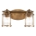 Quintiesse - Badkamerwandlamp ASHLAND BAY 2xE27/60W/230V IP44 bronzen