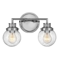 Quintiesse - Badkamerwandlamp POPPY 2xE27/60W/230V IP44 glanzend chroom
