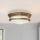 Quintiesse - Buitenplafondlamp HADRIAN 2xE27/40W/230V Ø 30,5 cm IP44 bronskleurig
