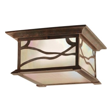 Quintiesse - Buitenplafondlamp MORRIS 2xE27/60W/230V IP44 brons