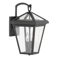 Quintiesse - Buitenwandlamp ALFORD S 2xE14/40W/230V IP44 zwart