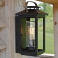 Quintiesse - Buitenwandlamp ATWATER S 1xE27/60W/230V IP44 zwart