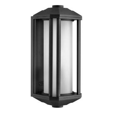 Quintiesse - Buitenwandlamp CASTELLE M 1xE27/60W/230V IP44 zwart
