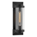 Quintiesse - Buitenwandlamp PEARSON M 1xE27/60W/230V IP44 zwart