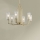 Quintiesse - Hanglamp met stang KIMROSE 6xE14/40W/230V Ø 68,6 cm goudkleurig