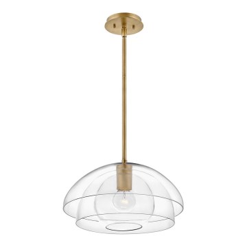 Quintiesse - Hanglamp met stang LOTUS 1xE27/60W/230V Ø 40,7 cm goudkleurig