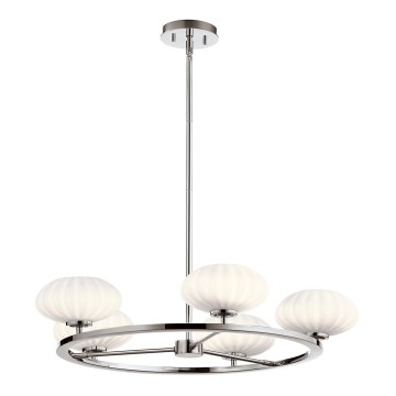 Quintiesse - LED-badkamerlamp met stang PIM 5xG9/3W/230V Ø 71,1 cm IP44 glanzend chroom