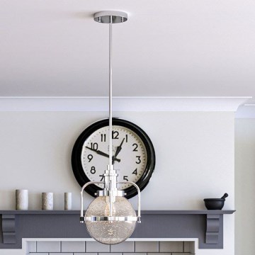 Quintiesse - Luminaire d'extérieur sur tige TRIOCENT 1xE27/40W/230V IP44 chrome brillant