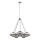Quintiesse - Lustre sur tige HARPER 5xE14/60W/230V Ø 77,5 cm chrome brillant/fumé