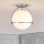 Quintiesse - Plafondlamp SOMERSET 1xE27/60W/230V Ø 28,2 cm mat chroom