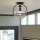 Quintiesse - Plafondlamp SOMERSET 1xE27/60W/230V Ø 28,2 cm zwart