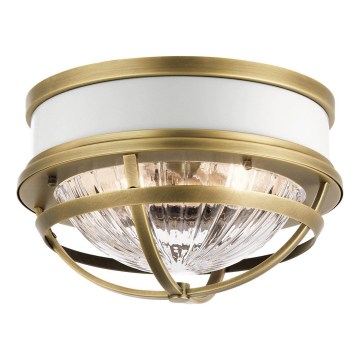 Quintiesse - Plafondlamp TOLLIS 2xE27/40W/230V Ø 30,5 cm goudkleurig
