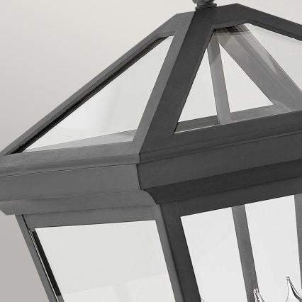 Quintiesse - Buitenwandlamp ALFORD L 3xE14/40W/230V IP44 zwart