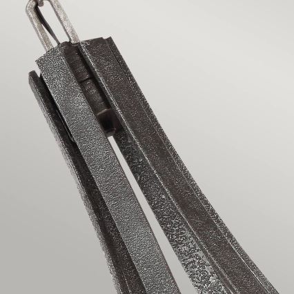 Quintiesse - Suspension à chaîne ANGELO 6xE27/60W/230V finition chêne