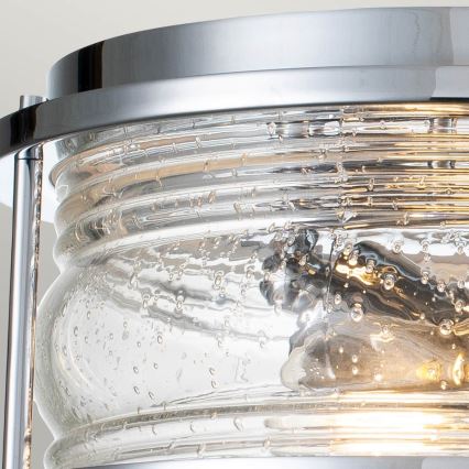 Quintiesse - Plafondlamp voor badkamer ASHLAND 2xE27/60W/230V Ø 30,5 cm IP44 glanzend chroom
