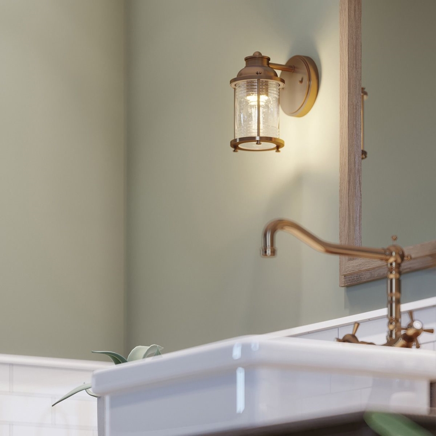 Quintiesse - Applique murale d'extérieur ASHLAND BAY 1xE27/60W/230V IP44 en bronze