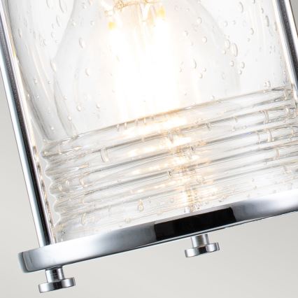 Quintiesse - Applique murale extérieure ASHLAND BAY 2xE27/60W/230V IP44 chrome brillant