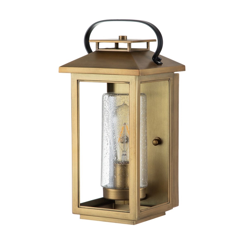 Quintiesse - Buitenmuurlamp ATWATER S 1xE27/60W/230V IP44 goudkleurig