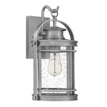 Quintiesse - Applique murale extérieure BOOKER M 1xE27/60W/230V IP44 chrome mat