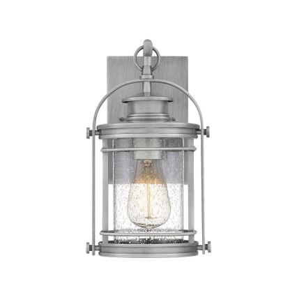Quintiesse - Applique murale extérieure BOOKER S 1xE27/60W/230V IP44 chrome mat