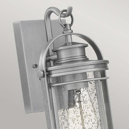 Quintiesse - Buitenwandlamp BOOKER S 1xE27/60W/230V IP44 mat chroom