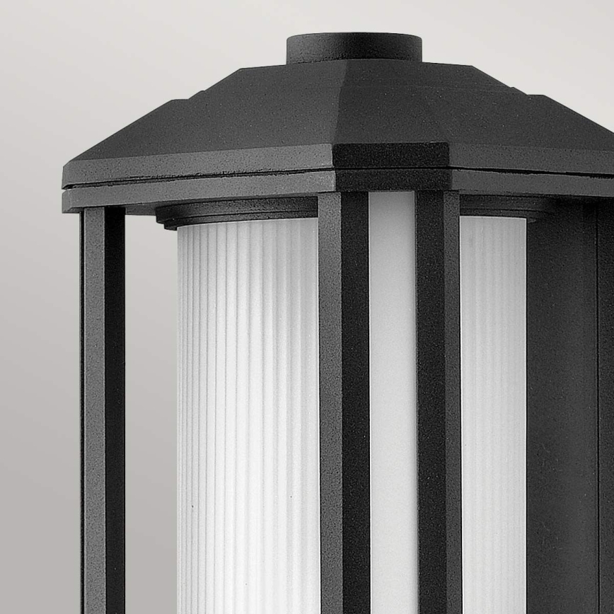 Quintiesse - Buitenwandlamp CASTELLE M 1xE27/60W/230V IP44 zwart
