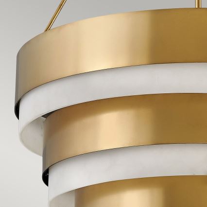 Quintiesse - Suspension sur tige ECHELON 8xE14/40W/230V dorée