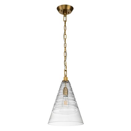 Quintiesse - Lustre sur chaîne ELMORE 1xE27/60W/230V doré