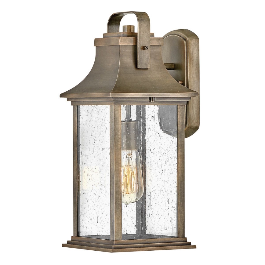 Quintiesse - Buitenwandlamp GRANT M 1xE27/60W/230V IP44 brons