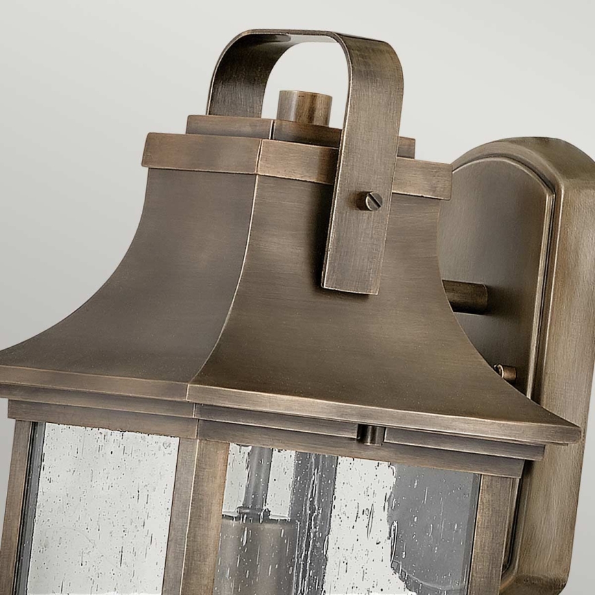 Quintiesse - Buitenwandlamp GRANT M 1xE27/60W/230V IP44 brons