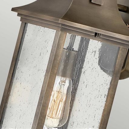 Quintiesse - Buitenwandlamp GRANT M 1xE27/60W/230V IP44 brons