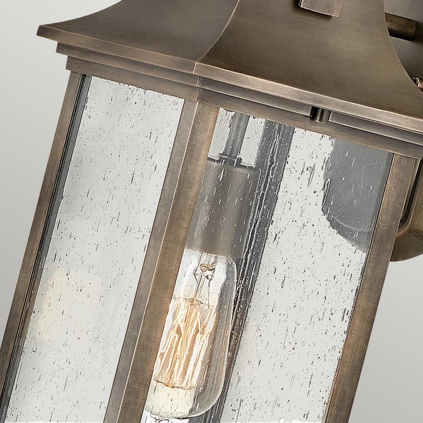 Quintiesse - Buitenwandlamp GRANT M 1xE27/60W/230V IP44 brons