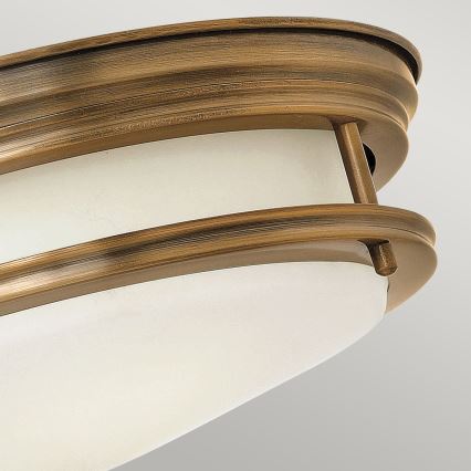 Quintiesse - Plafonnier d'extérieur HADRIAN 2xE27/40W/230V Ø 30,5 cm IP44 bronze