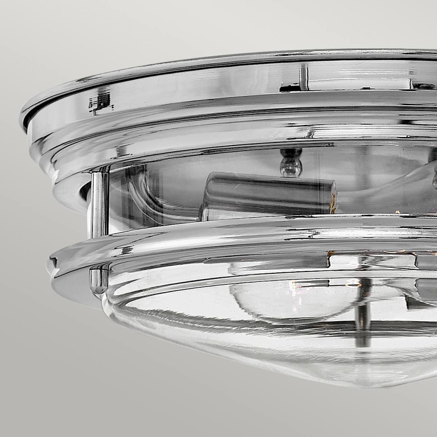 Quintiesse - Plafonnier d'extérieur HADRIAN 2xE27/40W/230V Ø 27,8 cm IP44 chrome brillant