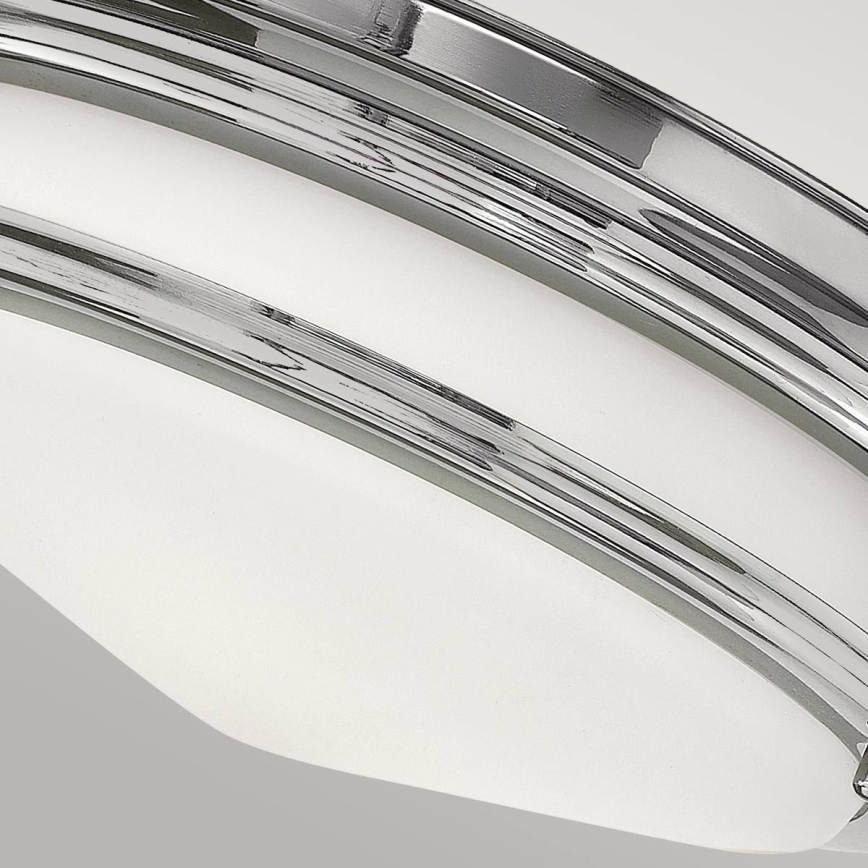 Quintiesse - Buitenplafondlamp HADRIAN 2x E27/40W/230V Ø 27,8 cm IP44 glanzend chroom