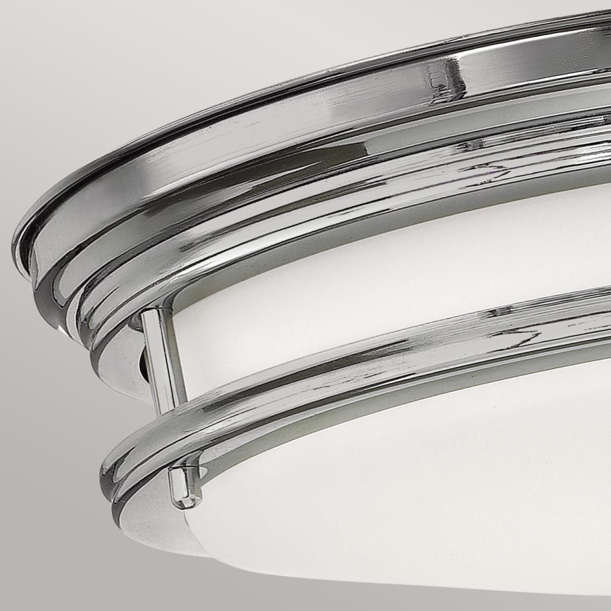Quintiesse - Plafonnier d'extérieur HADRIAN 2xE27/40W/230V Ø 27,8 cm IP44 chrome brillant