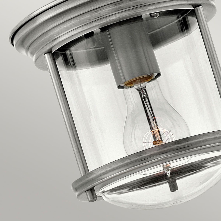 Quintiesse - Plafonnier d'extérieur HADRIAN 1xE27/60W/230V Ø 19,6 cm IP44 chrome mat