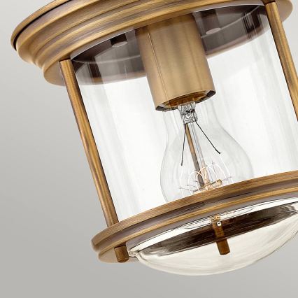 Quintiesse - Plafonnier d'extérieur HADRIAN 1xE27/60W/230V Ø 19,6 cm IP44 bronze