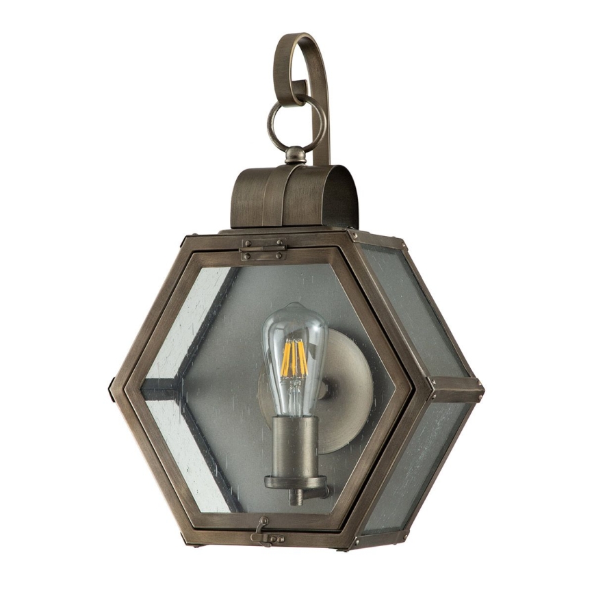 Quintiesse - Applique murale d'extérieur HEATH M 1xE27/60W/230V IP44 bronze