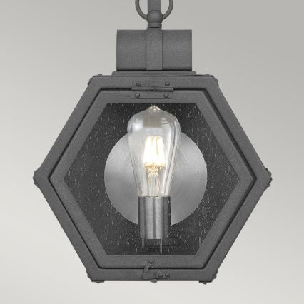 Quintiesse - Applique murale d'extérieur HEATH S 1xE27/60W/230V IP44 noire
