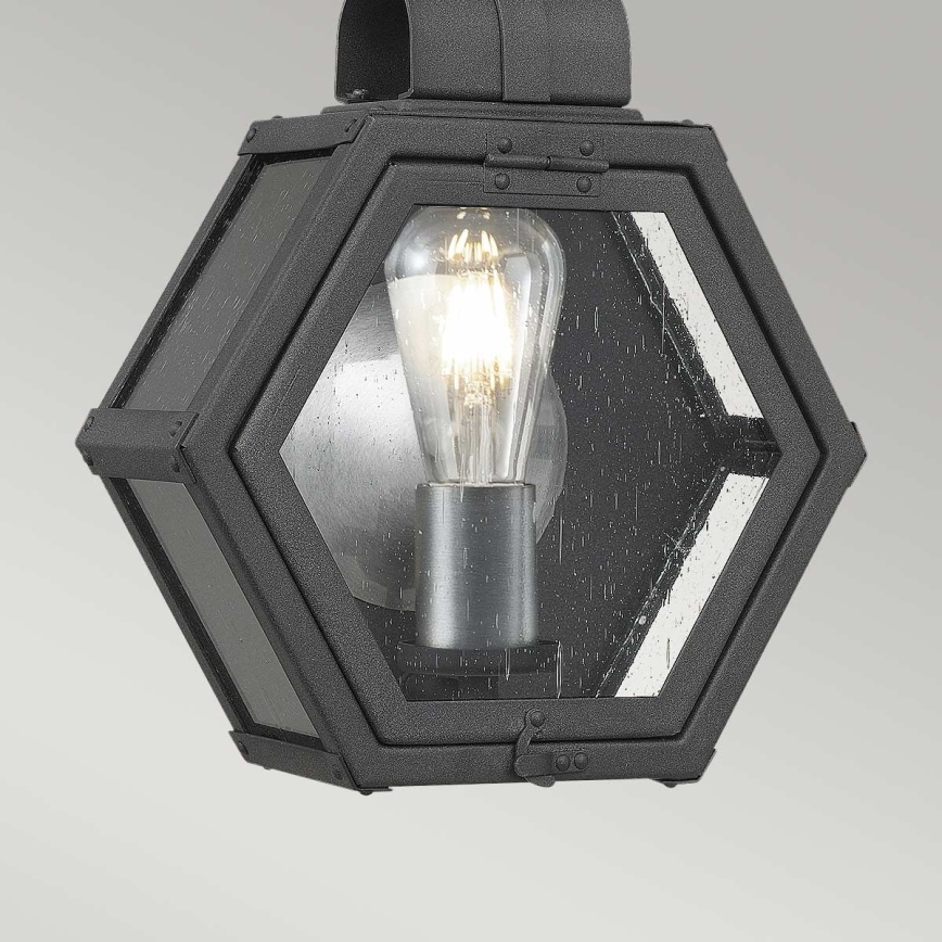 Quintiesse - Buitenwandlamp HEATH S 1xE27/60W/230V IP44 zwart