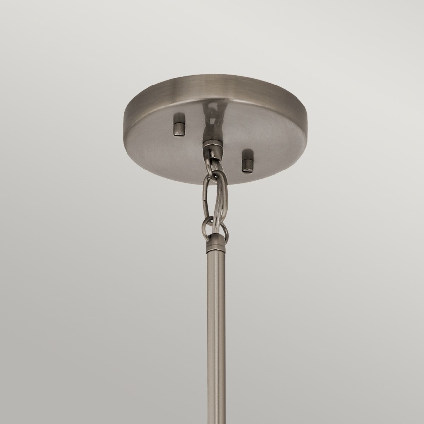 Quintiesse - Suspension sur tige KARLEE 5xE14/60W/230V Ø 61 cm chrome mat