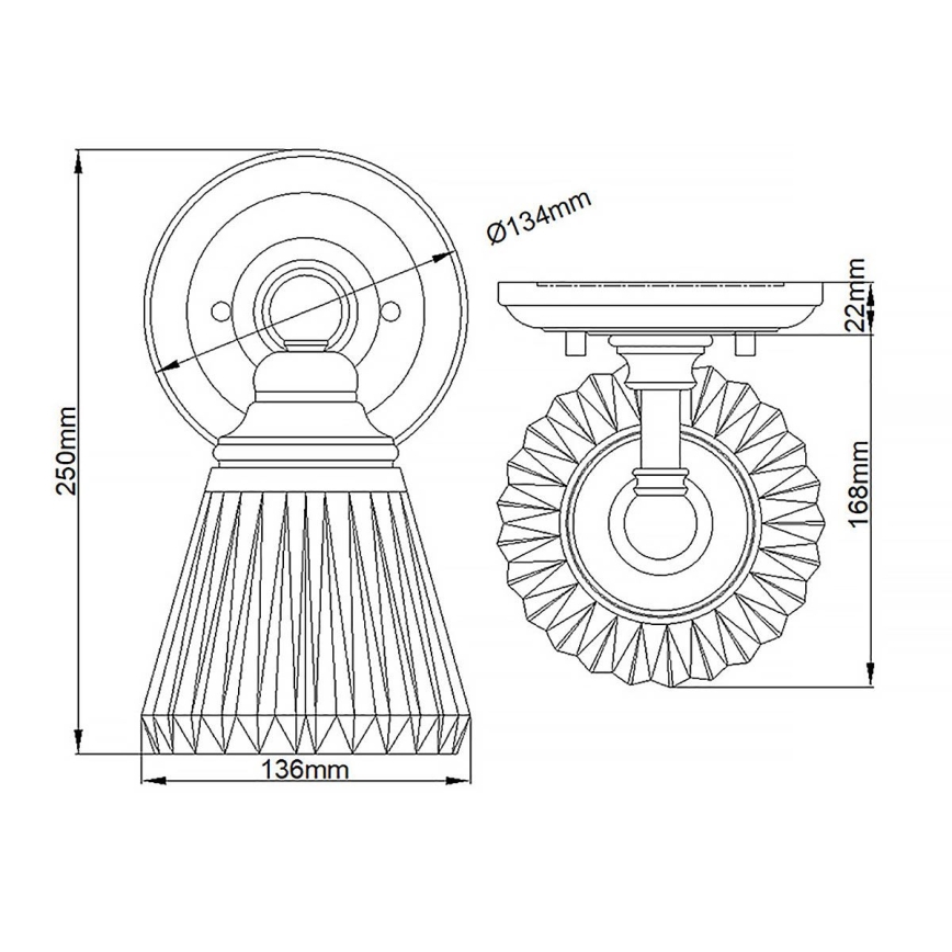 Quintiesse - Applique murale LED pour salle de bains KEYNES 1xG9/3W/230V IP44 chrome brillant