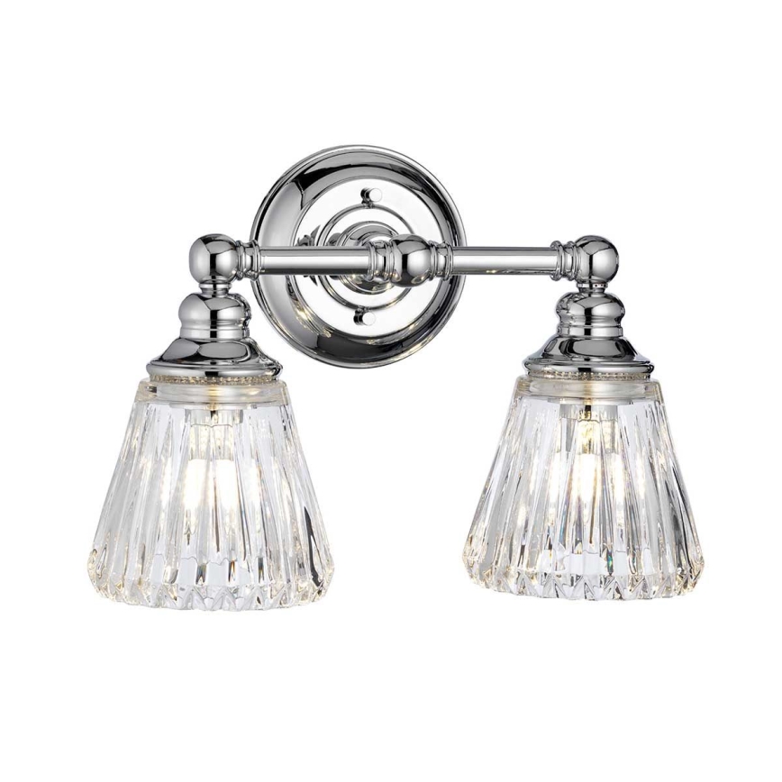Quintiesse - LED-badkamerwandlamp KEYNES 2xG9/3W/230V IP44 glanzend chroom