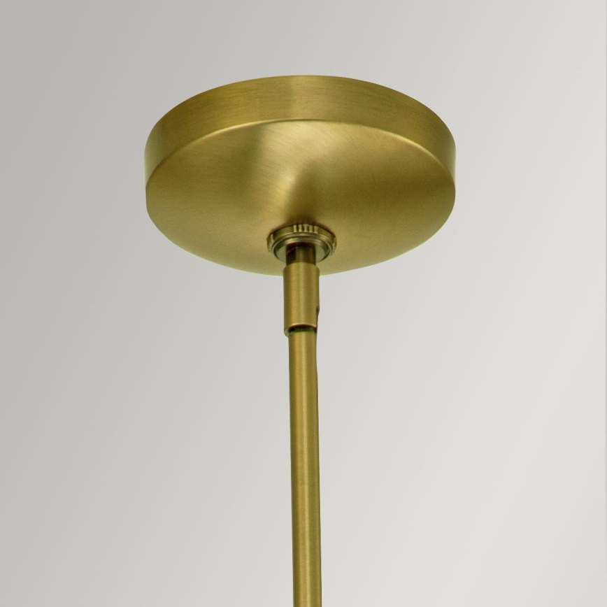 Quintiesse - Hanglamp met stang KIMROSE 1xE27/60W/230V Ø 17,8 cm goudkleurig