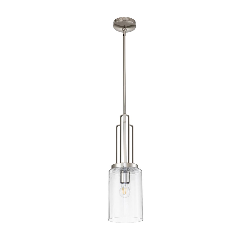 Quintiesse - Kroonluchter op stang KIMROSE 1xE27/60W/230V Ø 17,8 cm glanzend chroom