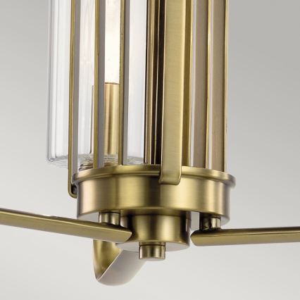 Quintiesse - Kroonluchter met stang KIMROSE 3xE14/40W/230V Ø 45,9 cm goud