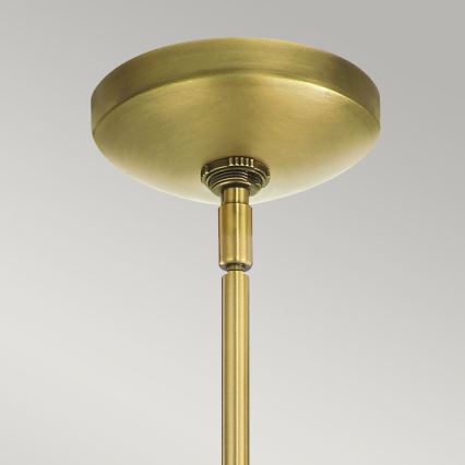 Quintiesse - Hanglamp met stang KIMROSE 6xE14/40W/230V Ø 68,6 cm goudkleurig