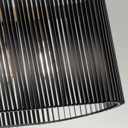 Quintiesse - Hanglamp met staaf LINARA 5xE27/60W/230V zwart/goud